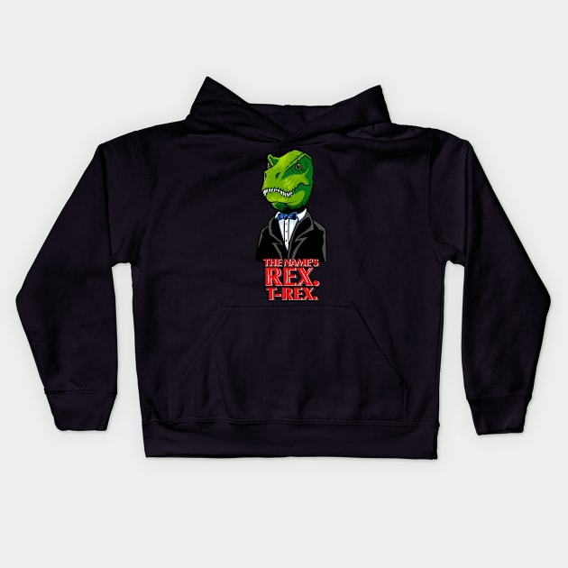 James Rex, agent ZeroZeroTacic Kids Hoodie by BrokenSpirit